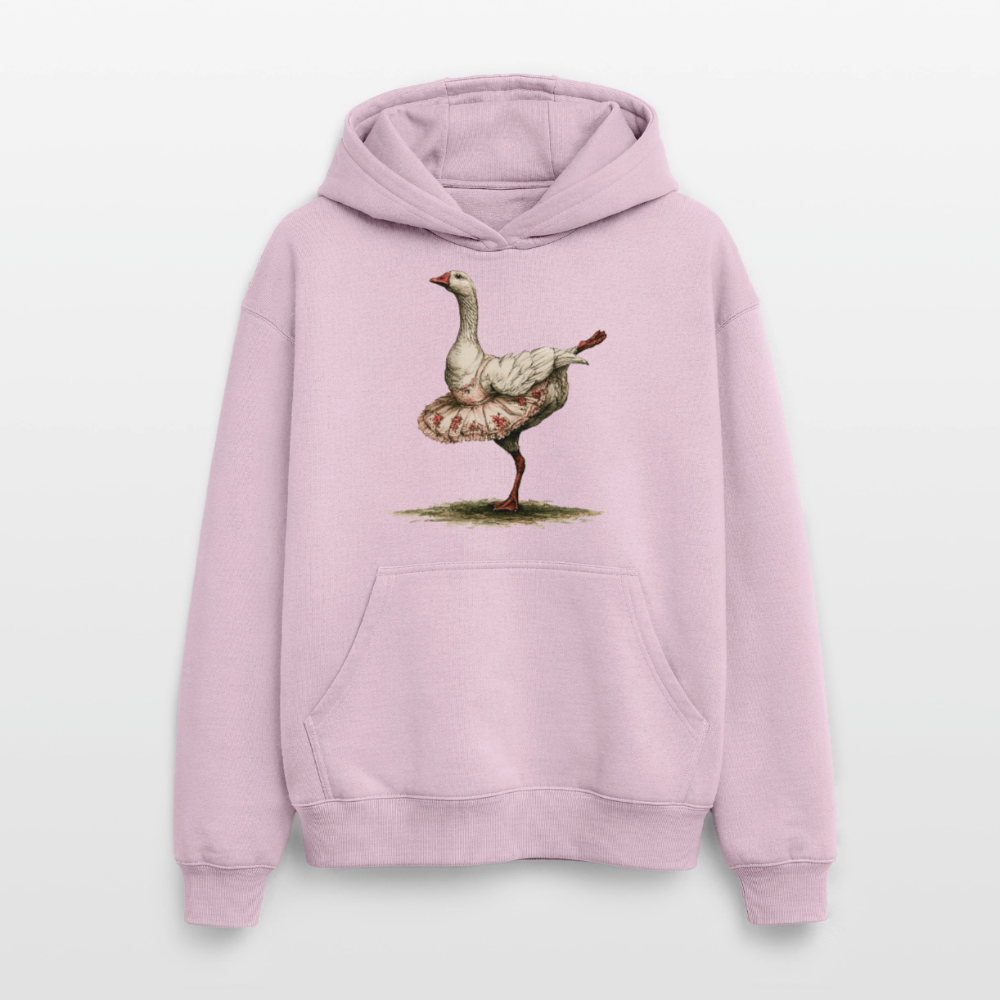 Gänseballerina - Oversized Heavyweight Unisex Hoodie - by Artful Alchemist
