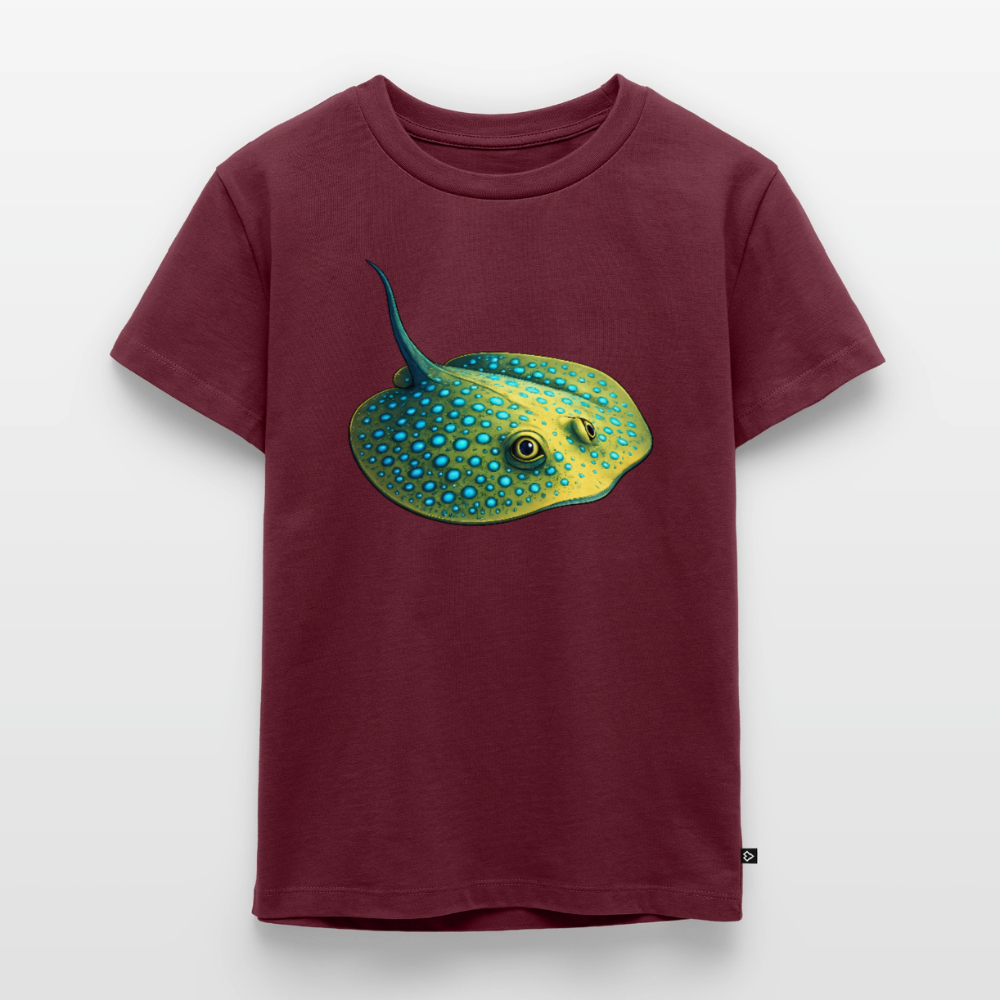 Blaupunktrochen - Kinder Premium T-Shirt - Burgunderrot
