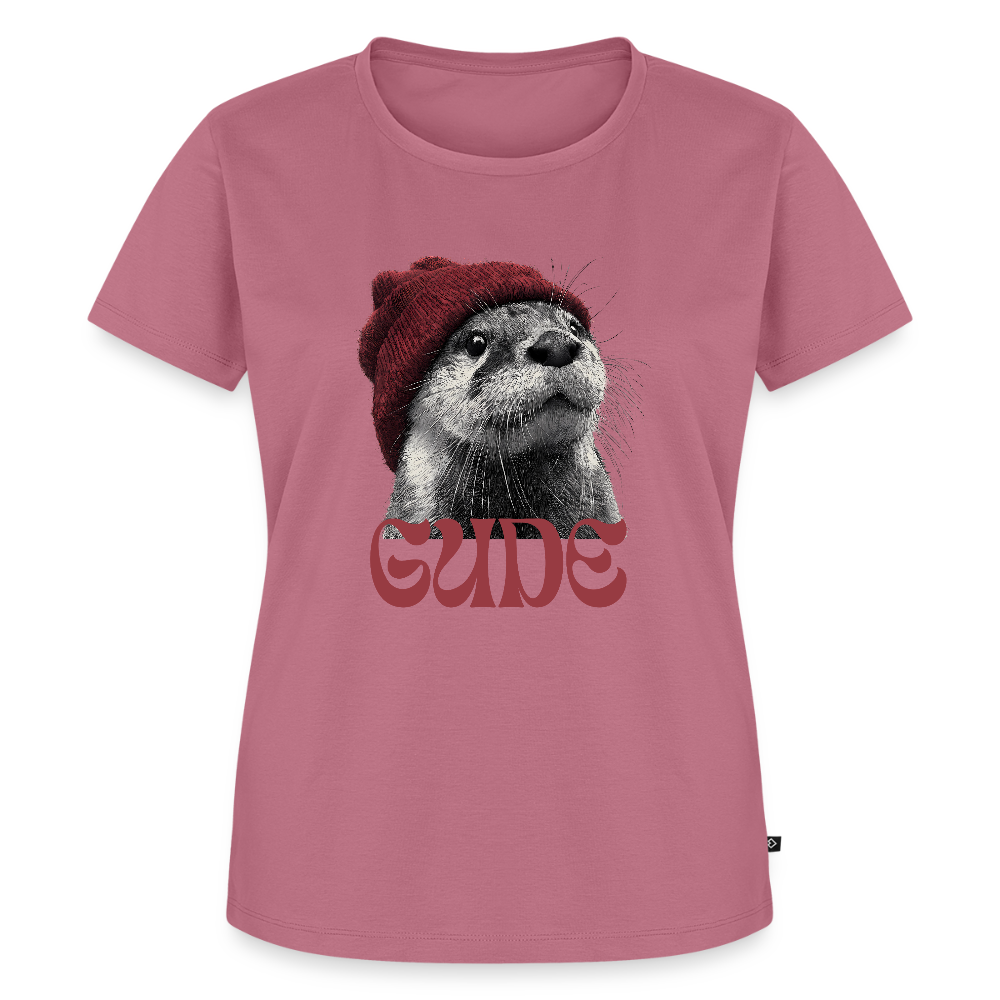 Gude Otter - Frauen Premium Bio T-Shirt - Mauve