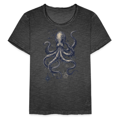 Steampunk Oktopus - Männer Vintage T-Shirt - by Artful Alchemist
