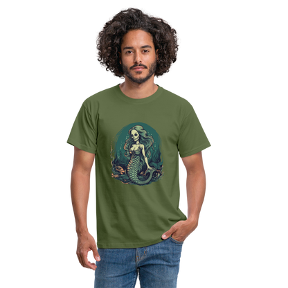Comic Ghul Zombie Meerjungfrau - Männer T-Shirt - by Artful Alchemist
