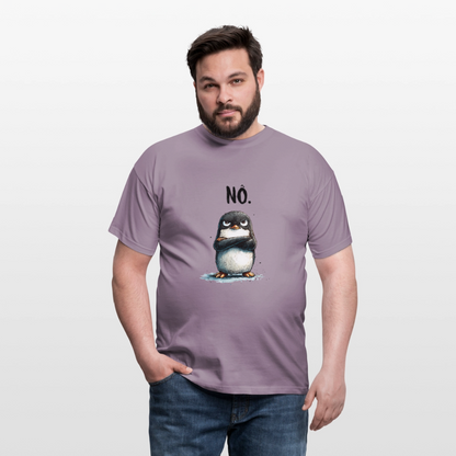 Grumpy Penguin "Nö" - Männer T-Shirt - by Artful Alchemist