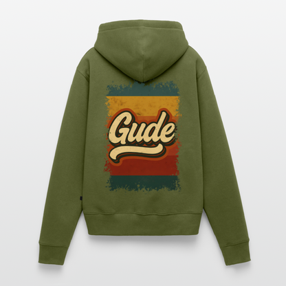 „Gude“ – Retro Look aus Hessen - Frauen Premium Bio Hoodie - by Artful Alchemist