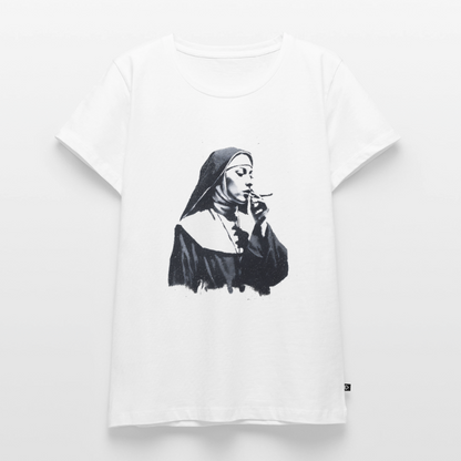Urban Rebel Nun - Frauen Premium T-Shirt - by Artful Alchemist