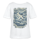 Vintage Hammerhai im japanischen inspirierten Tattoo Stil - Stanley/Stella Relaxed Rundhals Frauen Bio-T-Shirt SERENA - Weiß