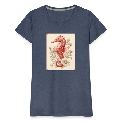 Vintage Seepferdchen - Frauen Premium T-Shirt - by Artful Alchemist