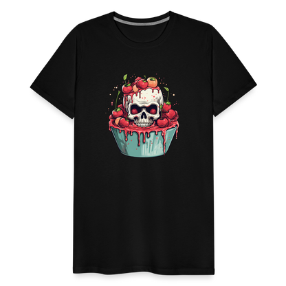 Gruseliges Horror Kirschtörtchen - Happy Halloween - Männer Premium T-Shirt - by Artful Alchemist