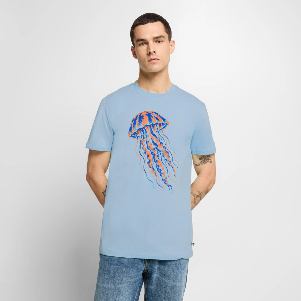 Jellyfish Ink – Männer Premium T-Shirt - Hellblau