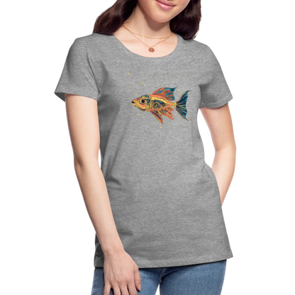 Bunter Meeres Fisch - Frauen Premium T-Shirt - by Artful Alchemist