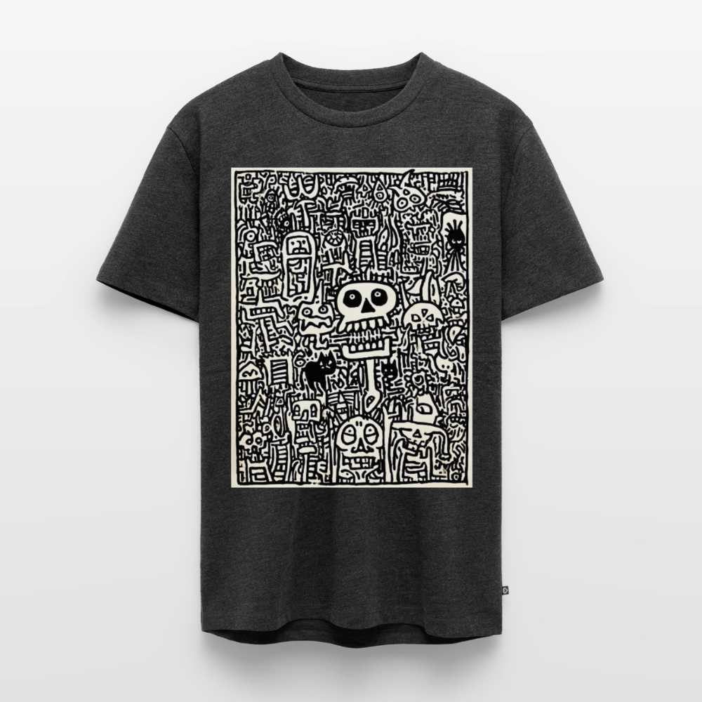 Weird Creatures – Männer Premium T-Shirt - Anthrazit meliert