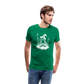 Magischer Frosch mit Zauberhut und Zauberstab - Männer Premium T-Shirt - Kelly Green