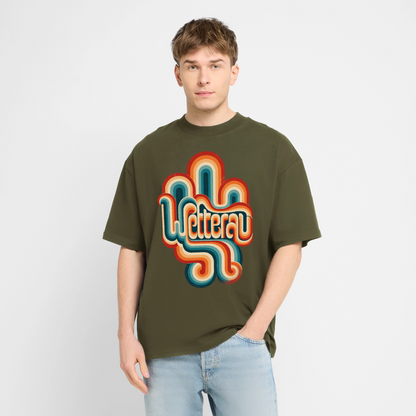 Wetterau Retro – Oversized Unisex Bio T-Shirt - Khaki