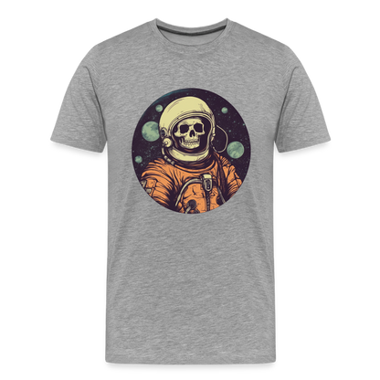 Gruseliges Skelett als Astronaut - Männer Premium T-Shirt - by Artful Alchemist