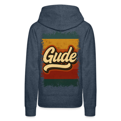 „Gude“ – Retro Look aus Hessen - Frauen Premium Bio Hoodie - by Artful Alchemist