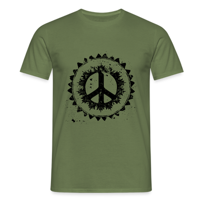 Urban Retro Peace Zeichen - Männer T-Shirt - by Artful Alchemist