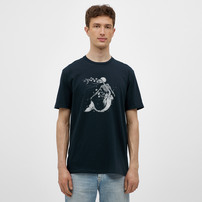 Florale Skelett Meerjungfrau - Männer T-Shirt - by Artful Alchemist