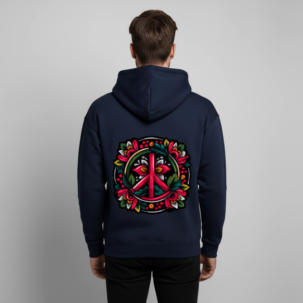 Colorful Harmony – Peace Sticker Art - Oversized Unisex Hoodie von Stanley/Stella - by Artful Alchemist