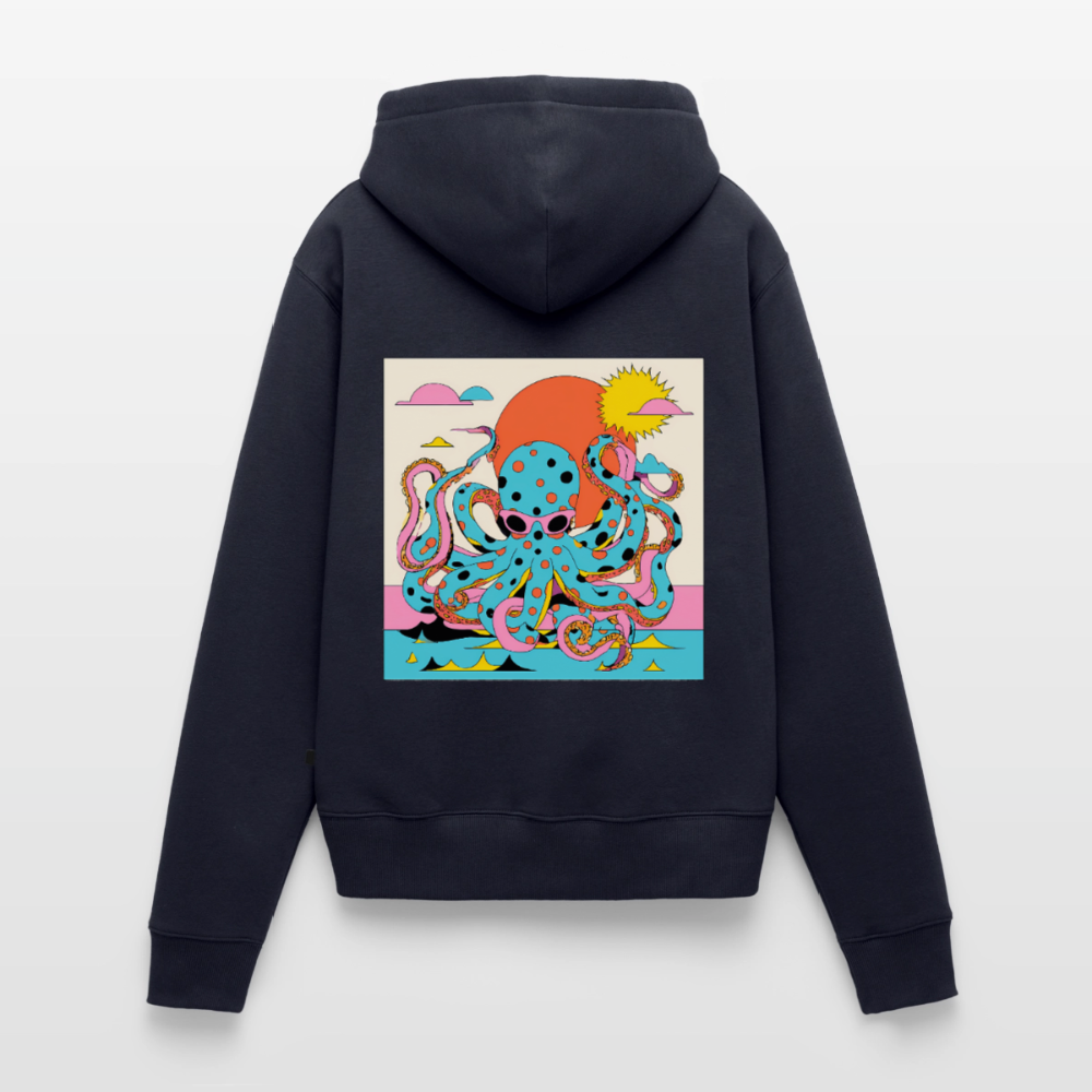 Octopus Summer – Retro Comic - Frauen Premium Bio Hoodie - by Artful Alchemist