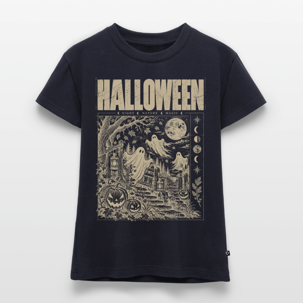 Halloween Night – Damen Bio-T-Shirt Slim Fit - by Artful Alchemist