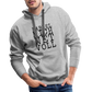 Babbel mich net voll - Herren Premium Hoodie - Grau meliert