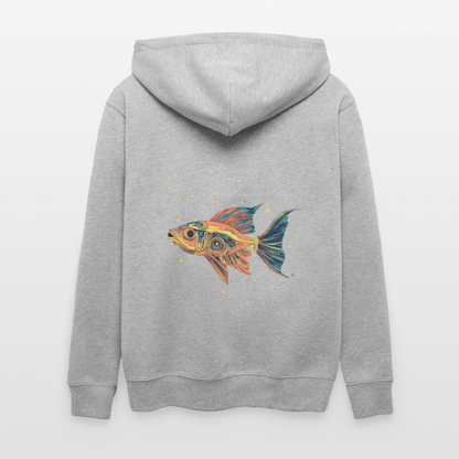 Bunter Meeres Fisch - Stanley/Stella Unisex Bio-Kapuzenjacke CULTIVATOR - by Artful Alchemist
