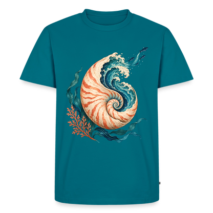 Nautilus Wave – Männer Premium T-Shirt - Petrol