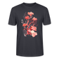 Zarte Korallen Blumen - Stanley/Stella Unisex Bio-T-Shirt CRAFTER - Dunkles Graublau