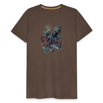Cooler Wasserfarben Aquarell Oktopus - Männer Premium T-Shirt - by Artful Alchemist