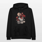 Vintage Boho Blossom Chicken - Frauen Hoodie - Schwarz