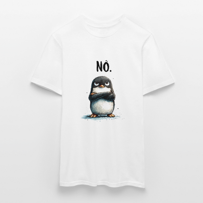Grumpy Penguin "Nö" - Männer T-Shirt - by Artful Alchemist