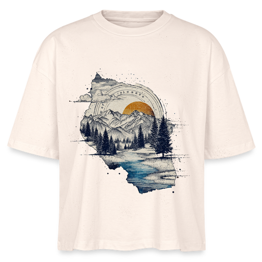 Colorado Peak - Stanley/Stella Frauen Boxy Bio-T-Shirt Nova - by Artful Alchemist