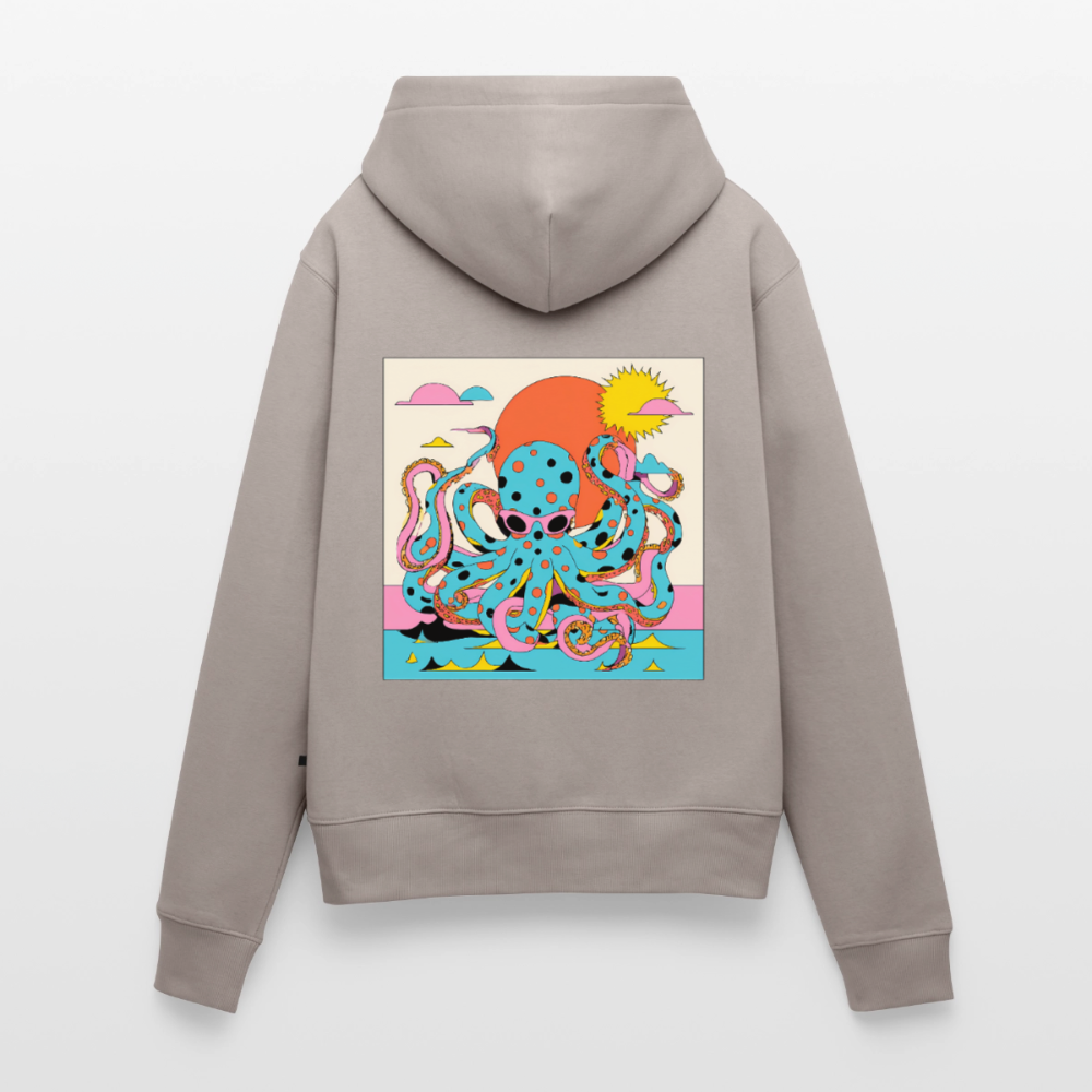 Octopus Summer – Retro Comic - Frauen Premium Bio Hoodie - by Artful Alchemist