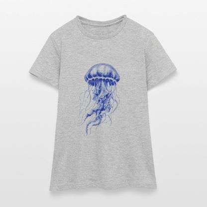 Indigo Qualle - Frauen T-Shirt - by Artful Alchemist