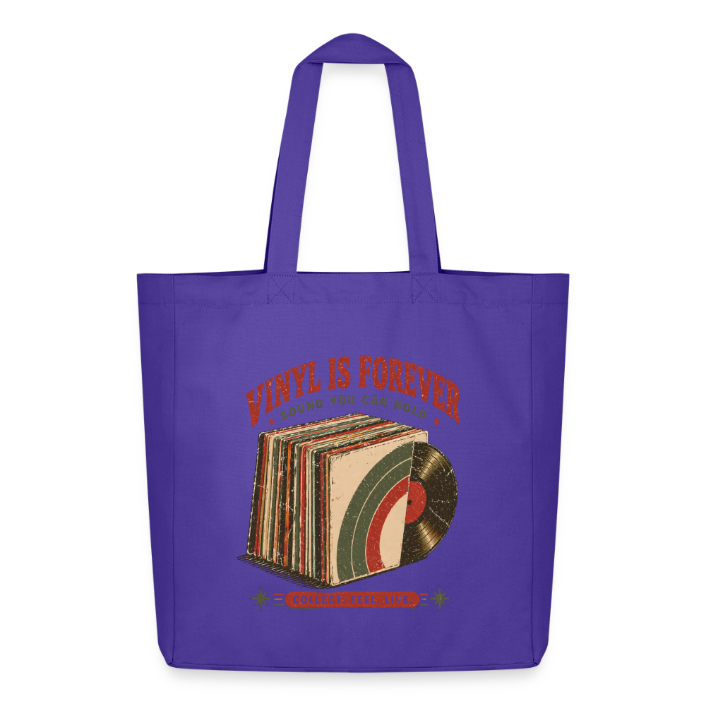 Vinyl Is Forever - Midweight recycelter Stoffbeutel von Stanley/Stella - Purple Love 