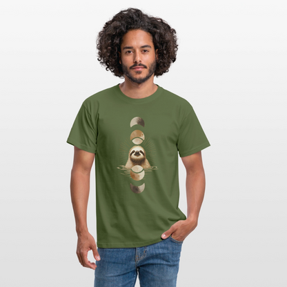 Lunar Sloth – Spirituelles Faultier - Männer T-Shirt - by Artful Alchemist