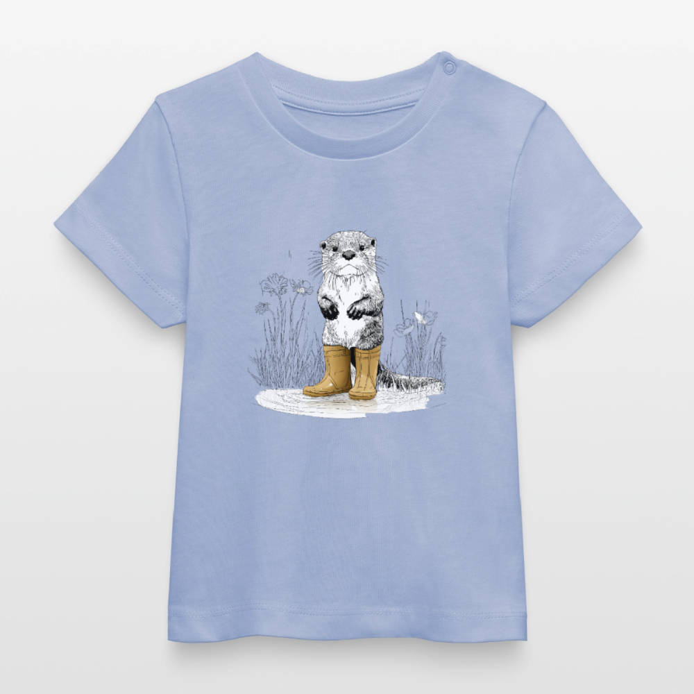 Puddle Jumper – Süßer Otter - Stanley/Stella Baby Bio-T-Shirt BABY CREATOR - by Artful Alchemist