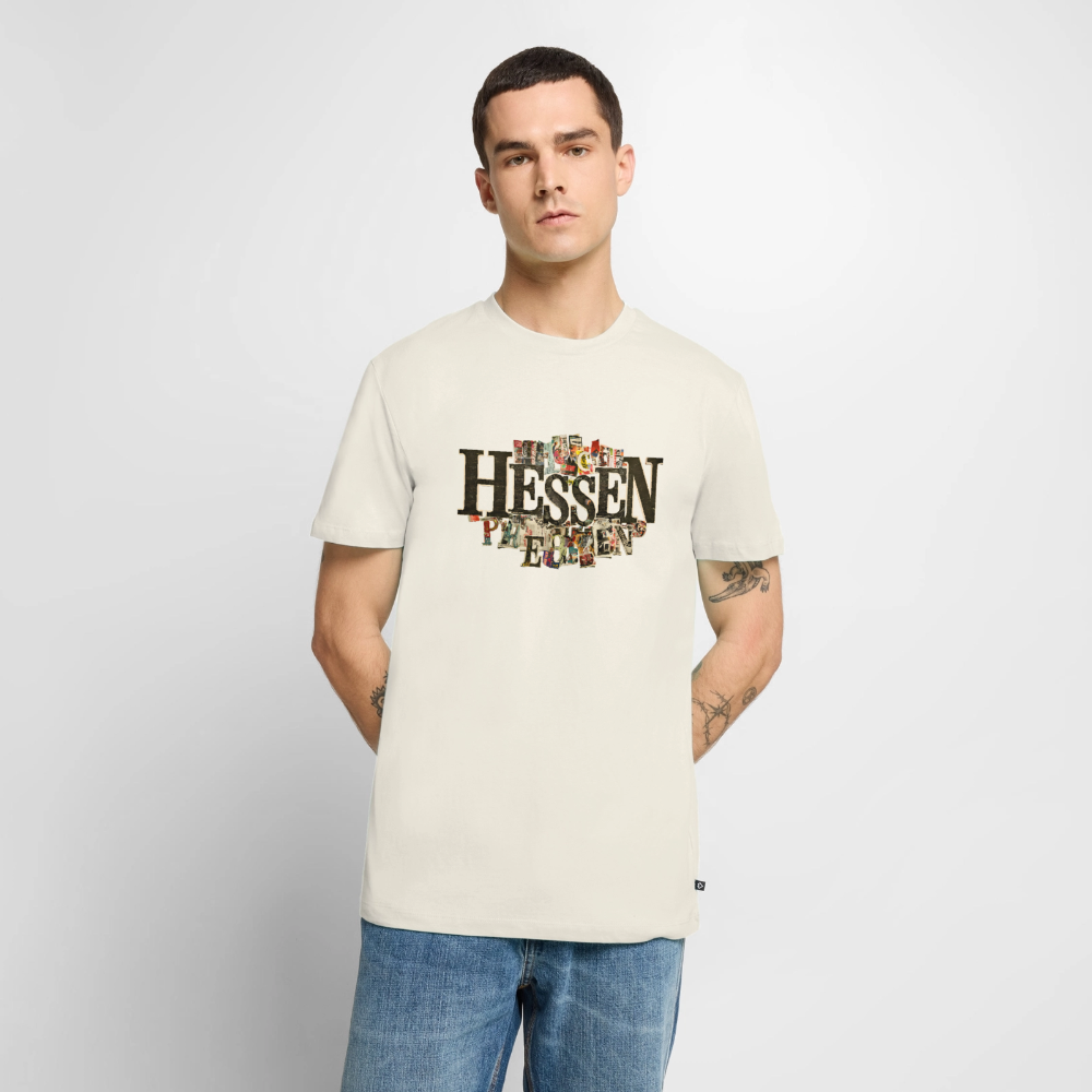 Hessen Collage - Männer Premium T-Shirt - Naturweiß