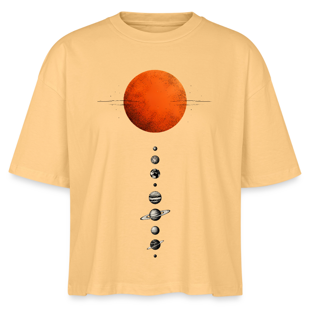 Sonnensystem - Stanley/Stella Frauen Boxy Bio-T-Shirt Nova - Mispel