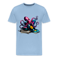 DJ Oktopus – Wenn Tiefsee auf Vinyl trifft - Männer Premium Bio T-Shirt - Sky