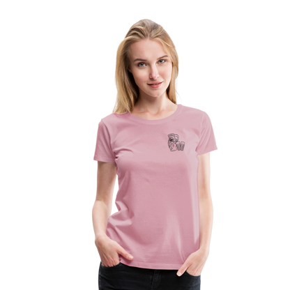 Bembel mit Gläsern - Hessisch Mundart - Frauen Premium T-Shirt - by Artful Alchemist