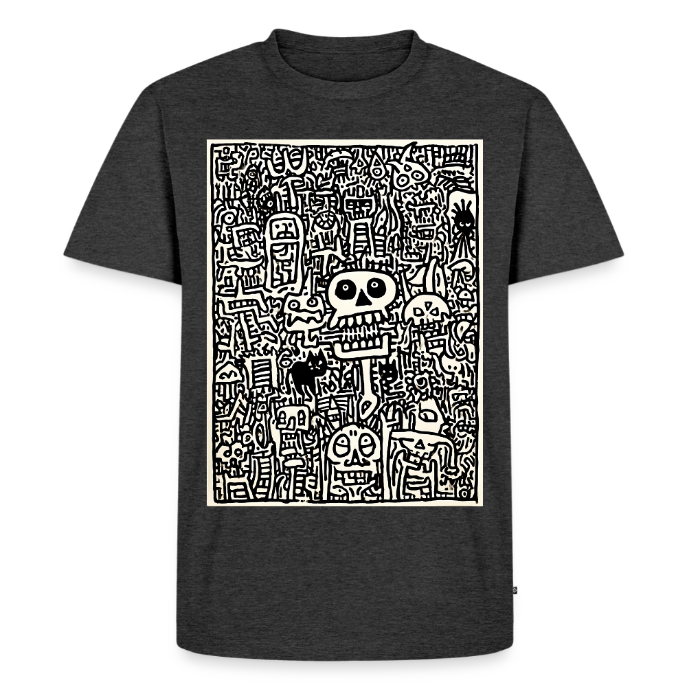 Weird Creatures – Männer Premium T-Shirt - Anthrazit meliert