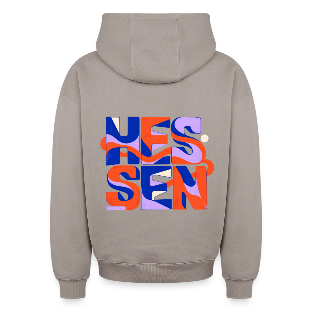 Hessen Color – Oversized Heavyweight Unisex Hoodie - Taupe