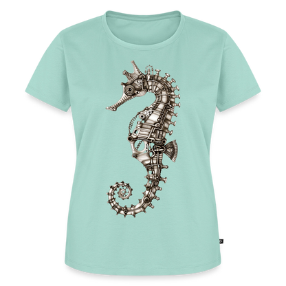 Clockwork Seahorse – Steampunk - Frauen Premium T-Shirt - by Artful Alchemist