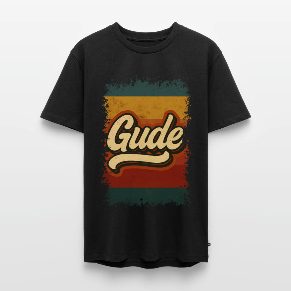 GUDE Shirt - Männer Premium T-Shirt - Schwarz