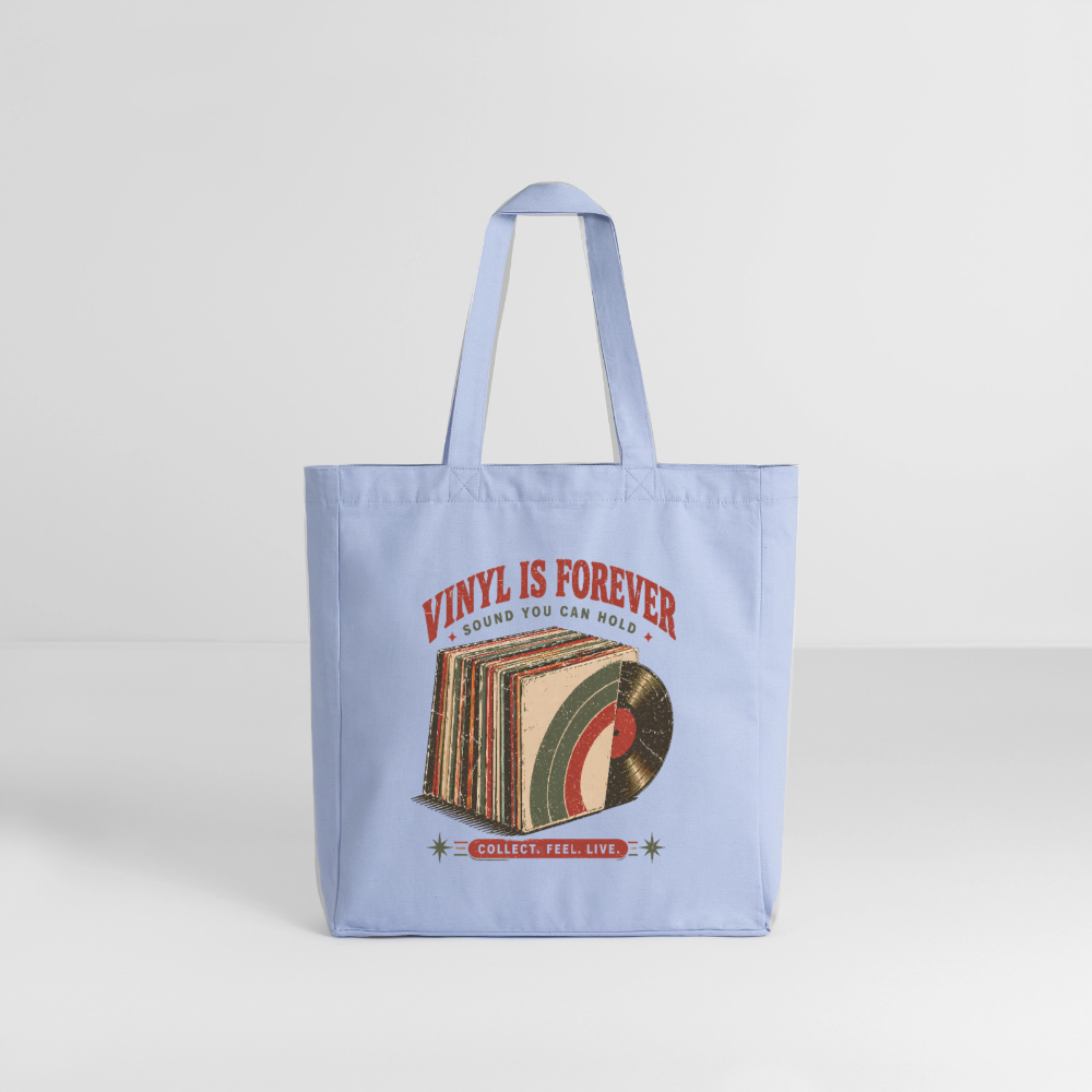 Vinyl Is Forever - Midweight recycelter Stoffbeutel von Stanley/Stella - Sky