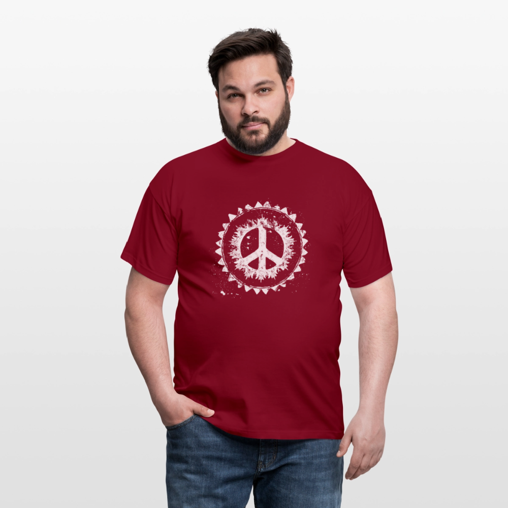 Urban Retro Peace Zeichen - Männer T-Shirt - by Artful Alchemist