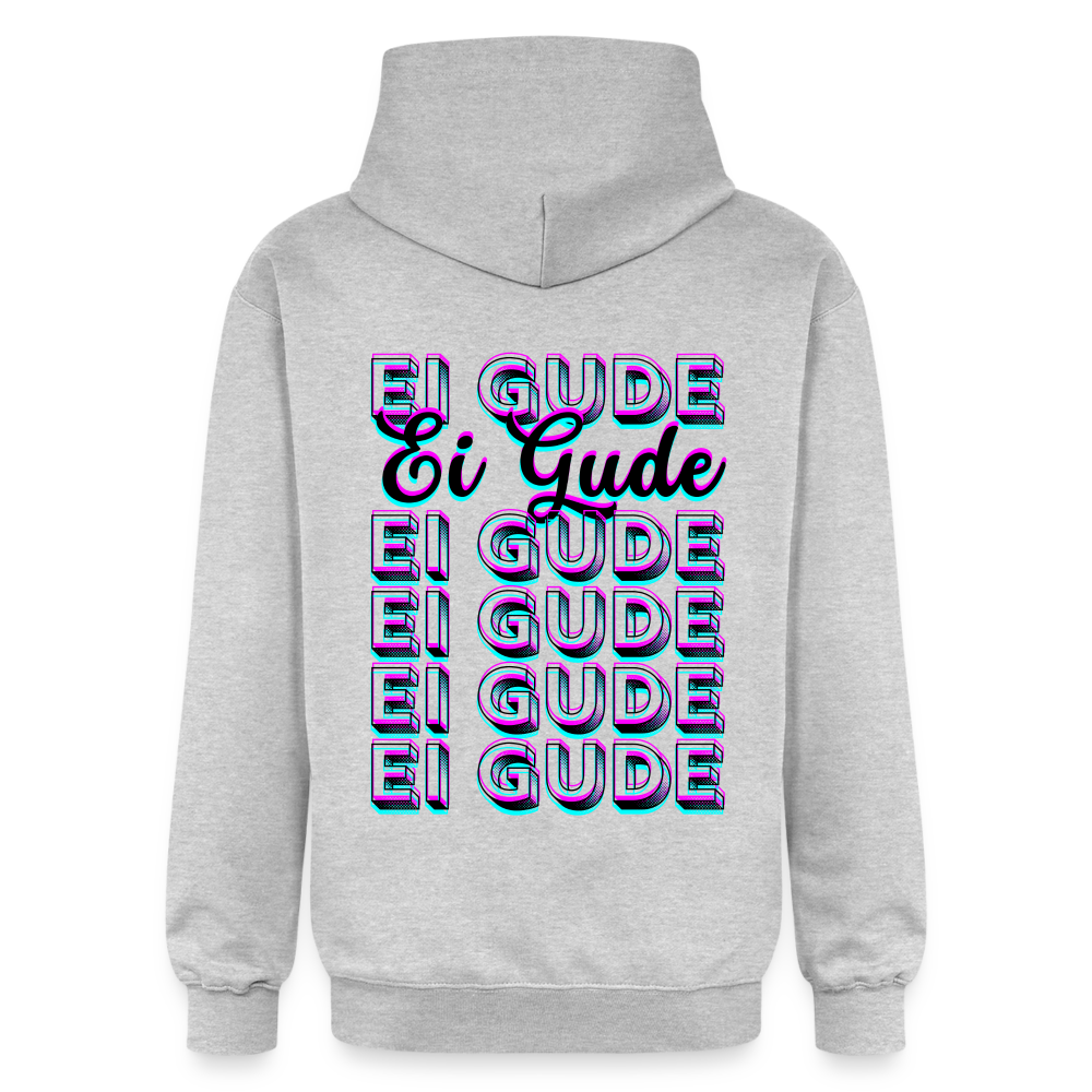 Ei Gude - Hessisch Mundart - Gildan Unisex Softstyle® Midweight Hoodie - Hellgrau meliert