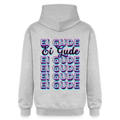 Ei Gude - Hessisch Mundart - Gildan Unisex Softstyle® Midweight Hoodie - Hellgrau meliert