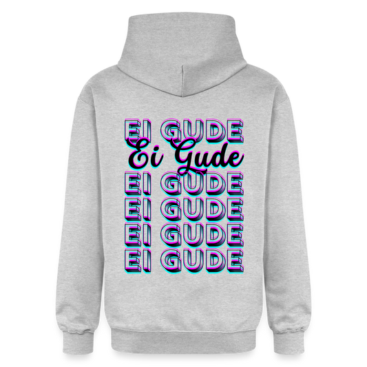 Ei Gude - Hessisch Mundart - Gildan Unisex Softstyle® Midweight Hoodie - Hellgrau meliert