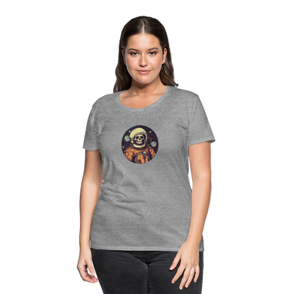 Gruseliges Skelett als Astronaut - Frauen Premium T-Shirt - by Artful Alchemist